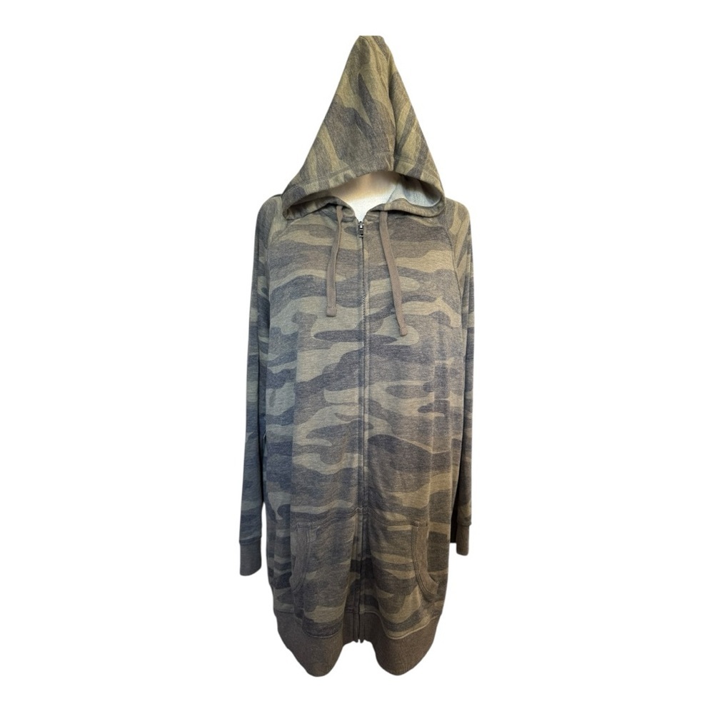 Active Seller! Torrid Camo Tunic Hoodie Zip-Up Jacket Torrid Size Plus NWT - Picture 6 of 6